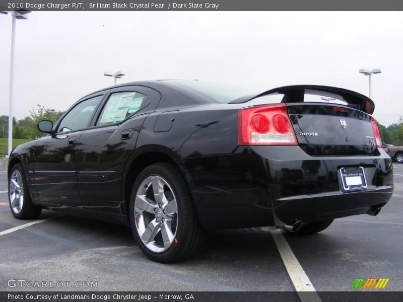 Brilliant Black Crystal Pearl / Dark Slate Gray 2010 Dodge Charger R/T