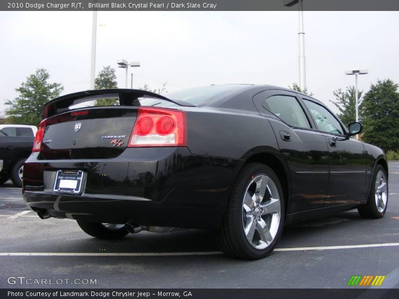 Brilliant Black Crystal Pearl / Dark Slate Gray 2010 Dodge Charger R/T