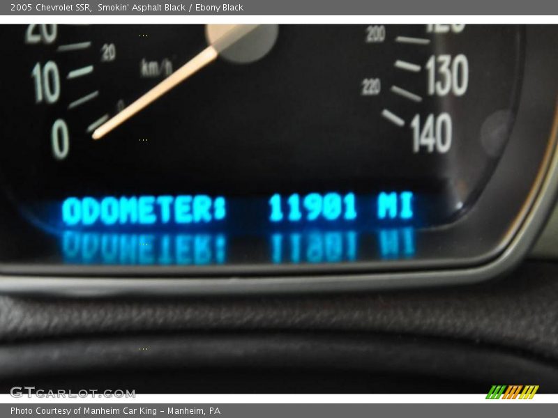 Smokin' Asphalt Black / Ebony Black 2005 Chevrolet SSR