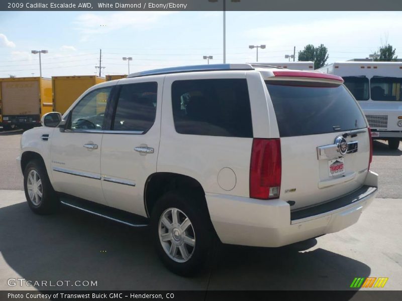 White Diamond / Ebony/Ebony 2009 Cadillac Escalade AWD