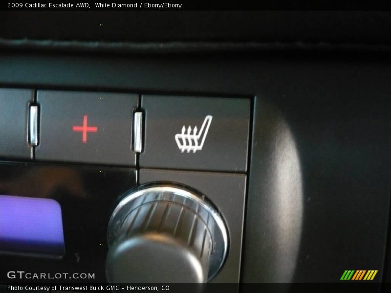 White Diamond / Ebony/Ebony 2009 Cadillac Escalade AWD