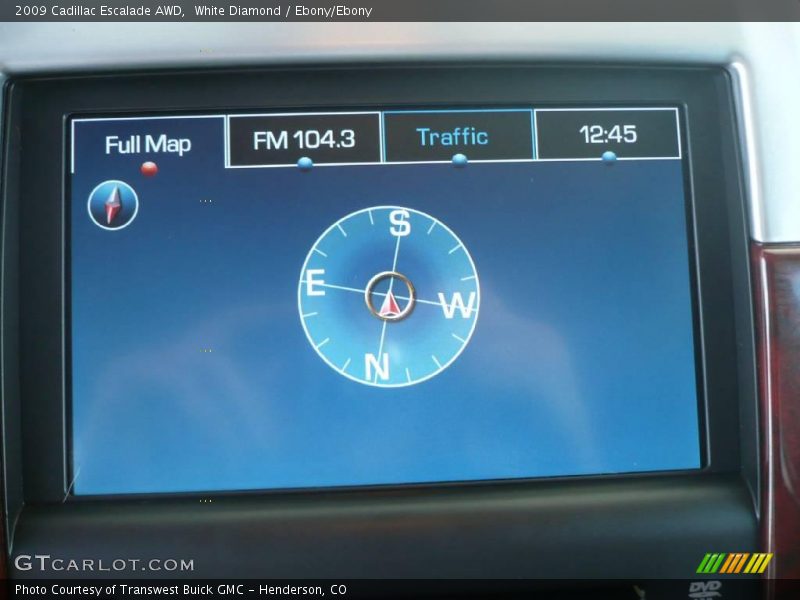 White Diamond / Ebony/Ebony 2009 Cadillac Escalade AWD
