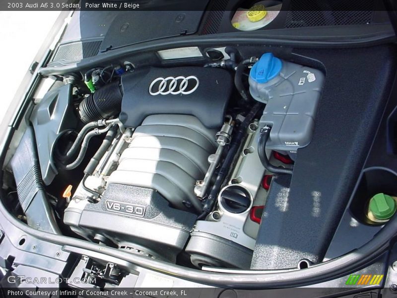 Polar White / Beige 2003 Audi A6 3.0 Sedan