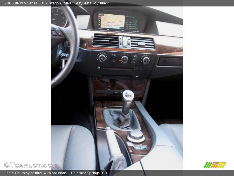 Silver Grey Metallic / Black 2006 BMW 5 Series 530xi Wagon