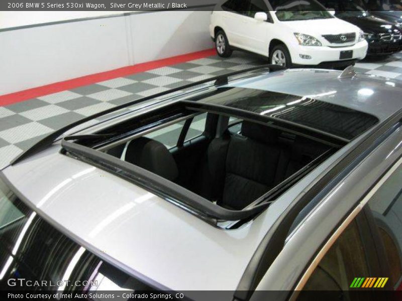 Silver Grey Metallic / Black 2006 BMW 5 Series 530xi Wagon