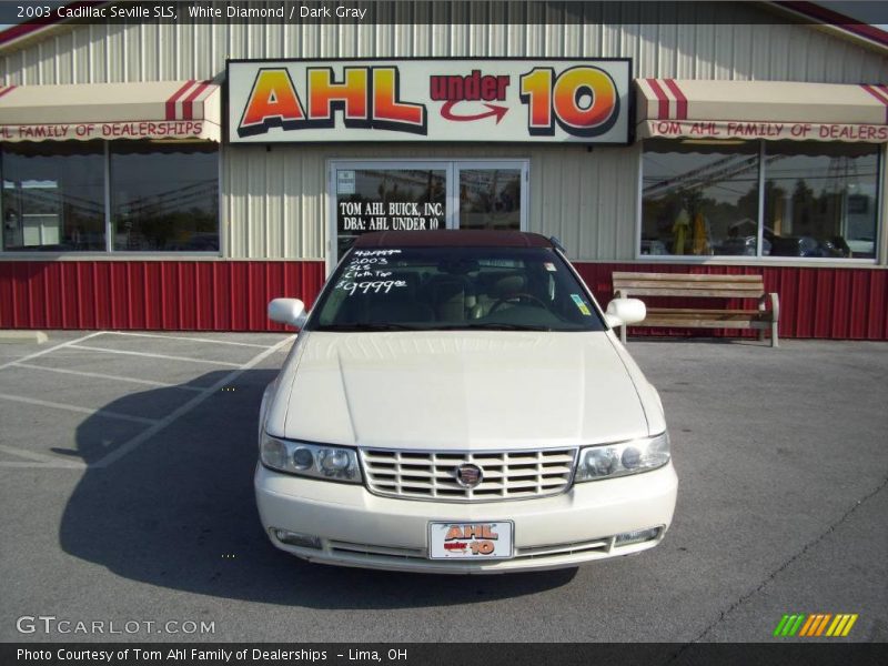 White Diamond / Dark Gray 2003 Cadillac Seville SLS