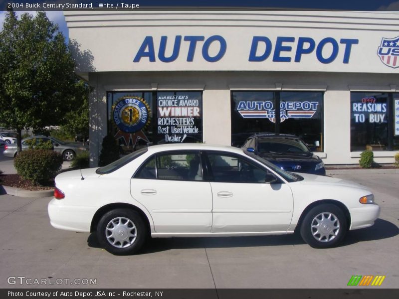 White / Taupe 2004 Buick Century Standard