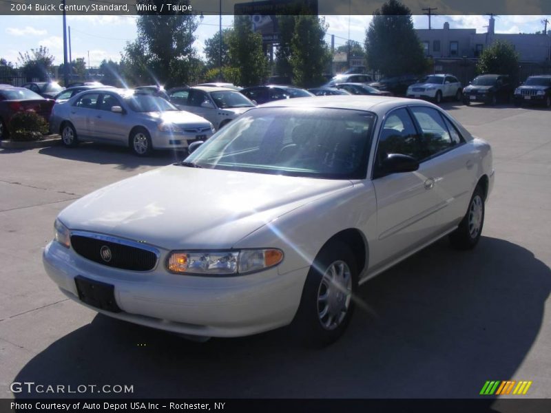 White / Taupe 2004 Buick Century Standard