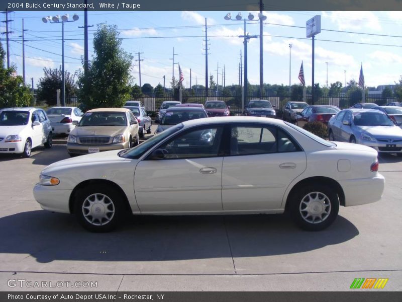 White / Taupe 2004 Buick Century Standard