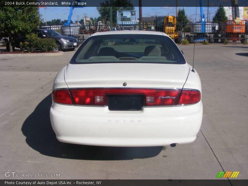 White / Taupe 2004 Buick Century Standard