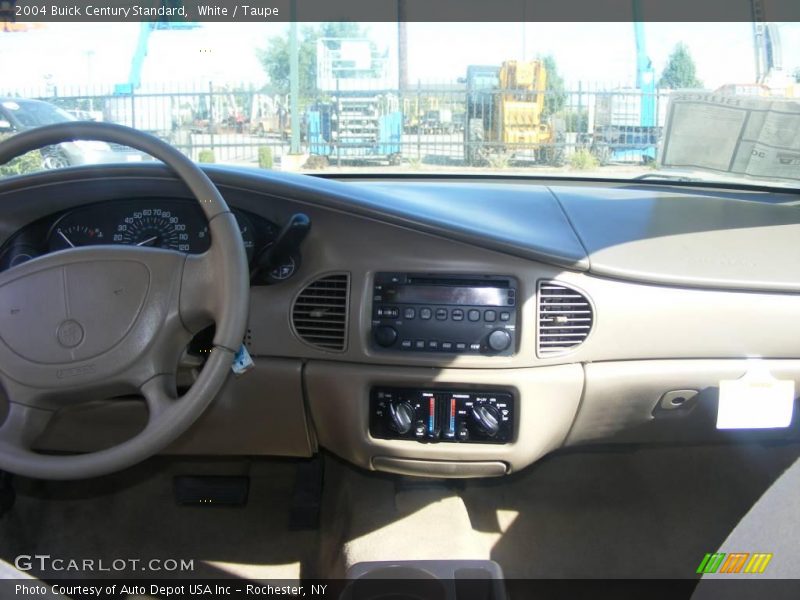 White / Taupe 2004 Buick Century Standard