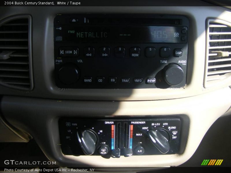White / Taupe 2004 Buick Century Standard