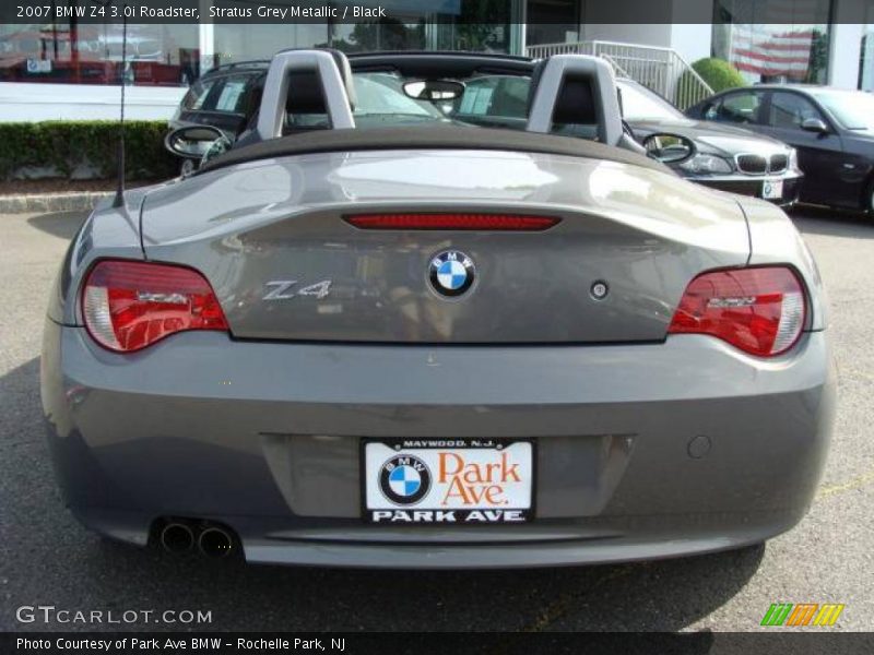 Stratus Grey Metallic / Black 2007 BMW Z4 3.0i Roadster