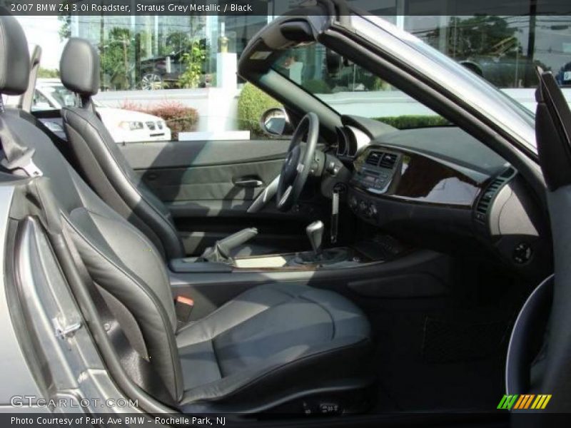 Stratus Grey Metallic / Black 2007 BMW Z4 3.0i Roadster