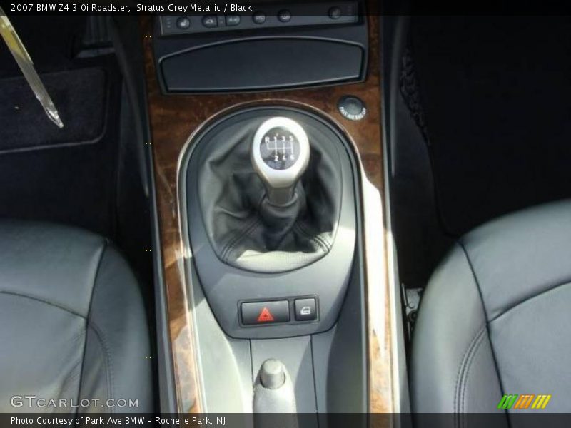 Stratus Grey Metallic / Black 2007 BMW Z4 3.0i Roadster