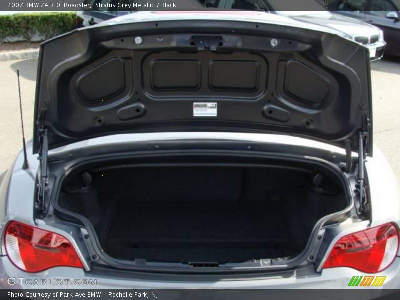 Stratus Grey Metallic / Black 2007 BMW Z4 3.0i Roadster