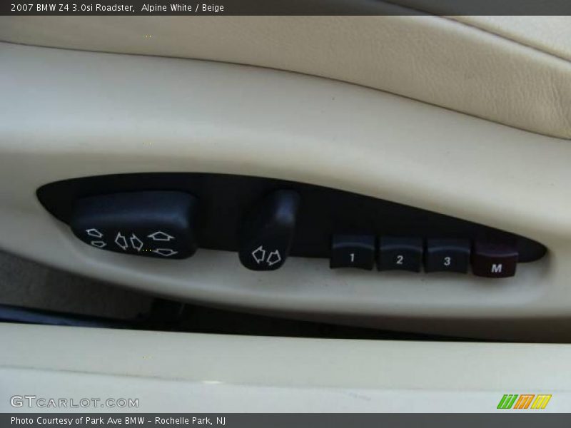Alpine White / Beige 2007 BMW Z4 3.0si Roadster