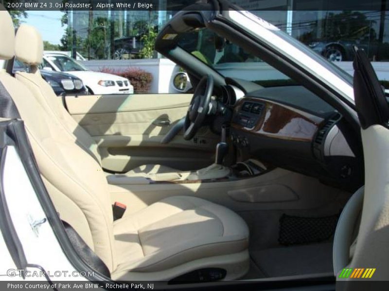 Alpine White / Beige 2007 BMW Z4 3.0si Roadster