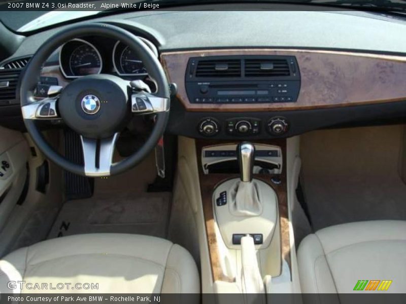 Alpine White / Beige 2007 BMW Z4 3.0si Roadster