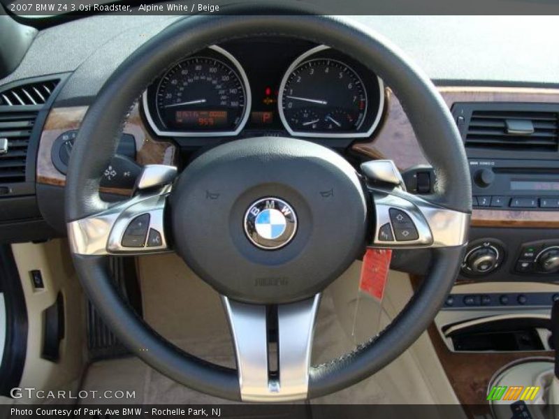 Alpine White / Beige 2007 BMW Z4 3.0si Roadster