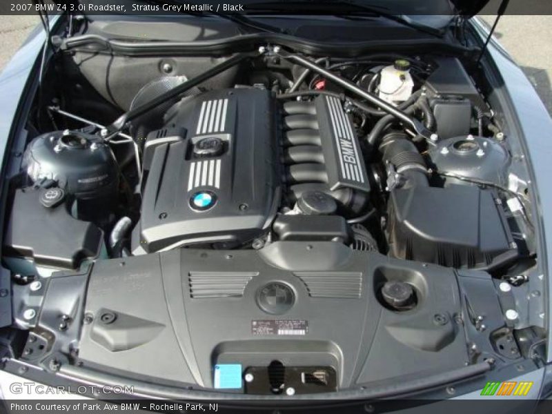 Stratus Grey Metallic / Black 2007 BMW Z4 3.0i Roadster
