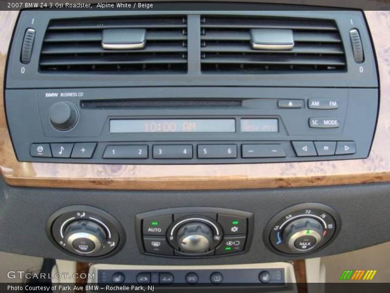 Alpine White / Beige 2007 BMW Z4 3.0si Roadster