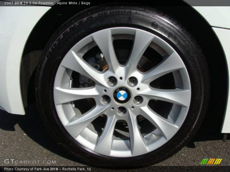 Alpine White / Beige 2007 BMW Z4 3.0si Roadster