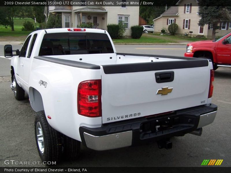 Summit White / Ebony 2009 Chevrolet Silverado 3500HD LTZ Extended Cab 4x4 Dually