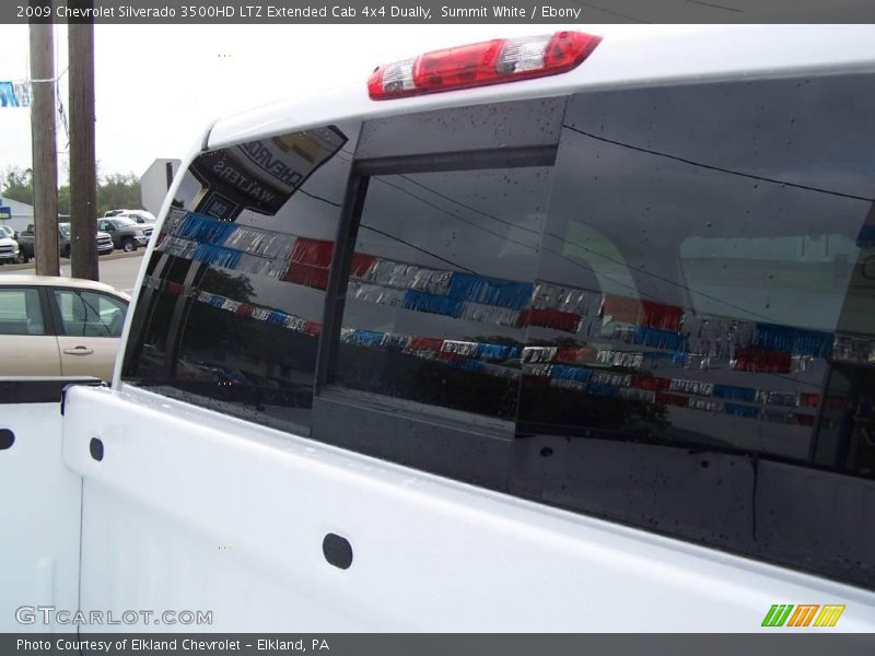 Summit White / Ebony 2009 Chevrolet Silverado 3500HD LTZ Extended Cab 4x4 Dually