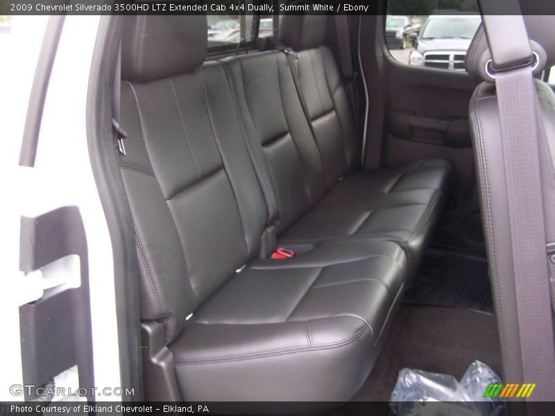 Summit White / Ebony 2009 Chevrolet Silverado 3500HD LTZ Extended Cab 4x4 Dually