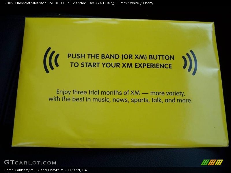 Summit White / Ebony 2009 Chevrolet Silverado 3500HD LTZ Extended Cab 4x4 Dually