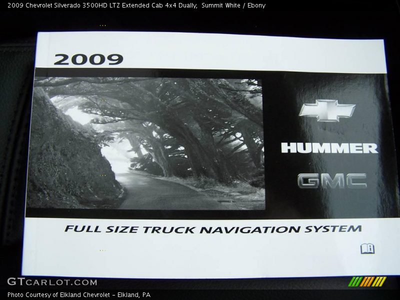 Summit White / Ebony 2009 Chevrolet Silverado 3500HD LTZ Extended Cab 4x4 Dually