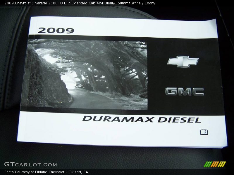 Summit White / Ebony 2009 Chevrolet Silverado 3500HD LTZ Extended Cab 4x4 Dually