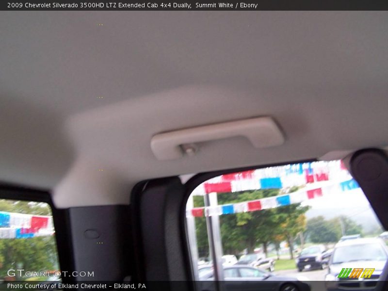 Summit White / Ebony 2009 Chevrolet Silverado 3500HD LTZ Extended Cab 4x4 Dually