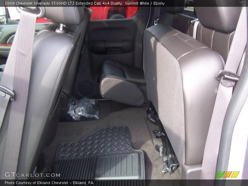 Summit White / Ebony 2009 Chevrolet Silverado 3500HD LTZ Extended Cab 4x4 Dually