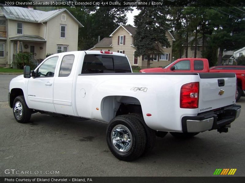 Summit White / Ebony 2009 Chevrolet Silverado 3500HD LTZ Extended Cab 4x4 Dually