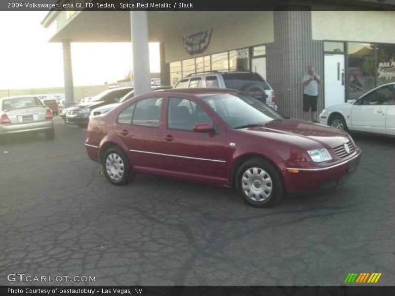 Spice Red Metallic / Black 2004 Volkswagen Jetta GL TDI Sedan