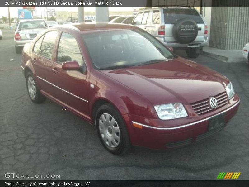 Spice Red Metallic / Black 2004 Volkswagen Jetta GL TDI Sedan