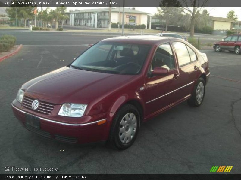 Spice Red Metallic / Black 2004 Volkswagen Jetta GL TDI Sedan