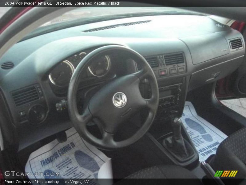 Spice Red Metallic / Black 2004 Volkswagen Jetta GL TDI Sedan