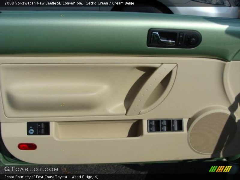 Gecko Green / Cream Beige 2008 Volkswagen New Beetle SE Convertible