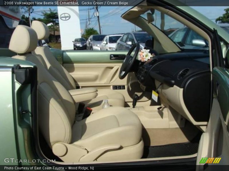 Gecko Green / Cream Beige 2008 Volkswagen New Beetle SE Convertible