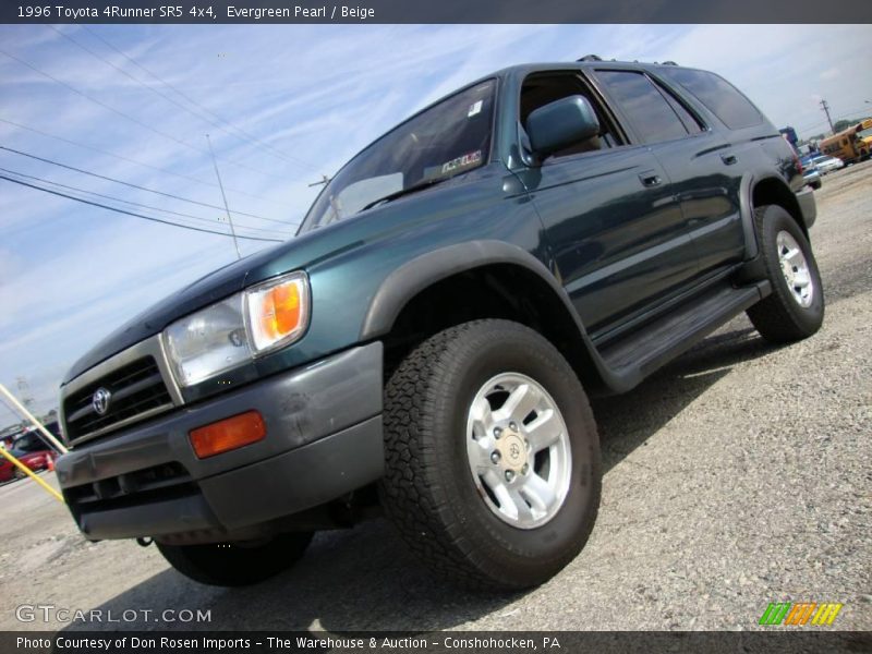 Evergreen Pearl / Beige 1996 Toyota 4Runner SR5 4x4