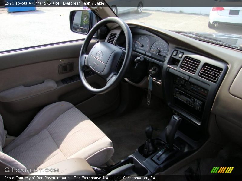Evergreen Pearl / Beige 1996 Toyota 4Runner SR5 4x4