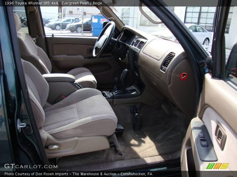 Evergreen Pearl / Beige 1996 Toyota 4Runner SR5 4x4