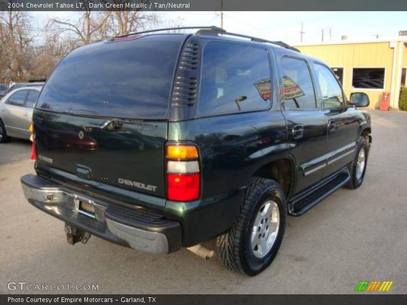 Dark Green Metallic / Tan/Neutral 2004 Chevrolet Tahoe LT
