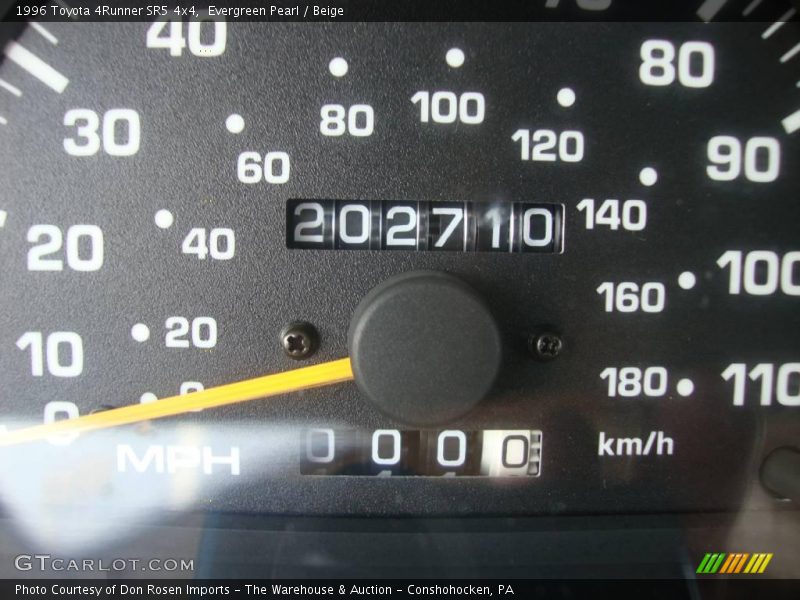 Evergreen Pearl / Beige 1996 Toyota 4Runner SR5 4x4