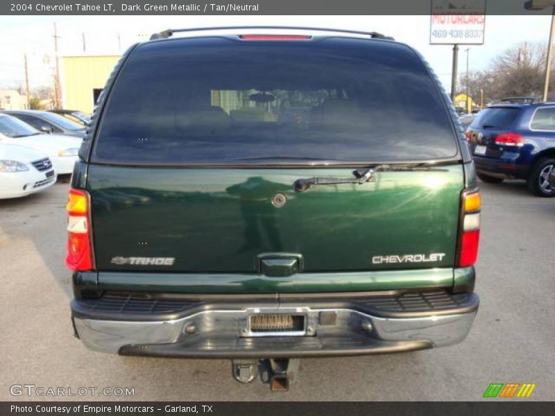 Dark Green Metallic / Tan/Neutral 2004 Chevrolet Tahoe LT