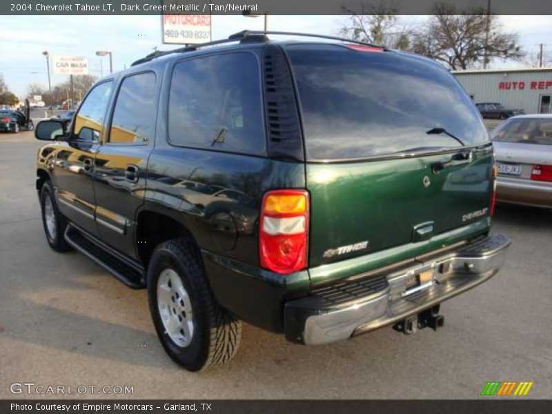 Dark Green Metallic / Tan/Neutral 2004 Chevrolet Tahoe LT