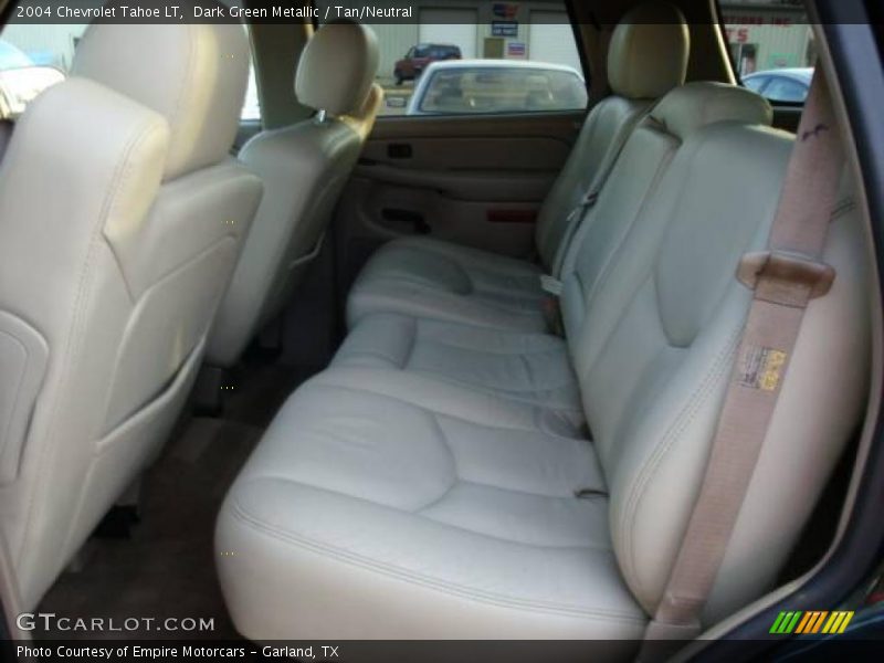 Dark Green Metallic / Tan/Neutral 2004 Chevrolet Tahoe LT